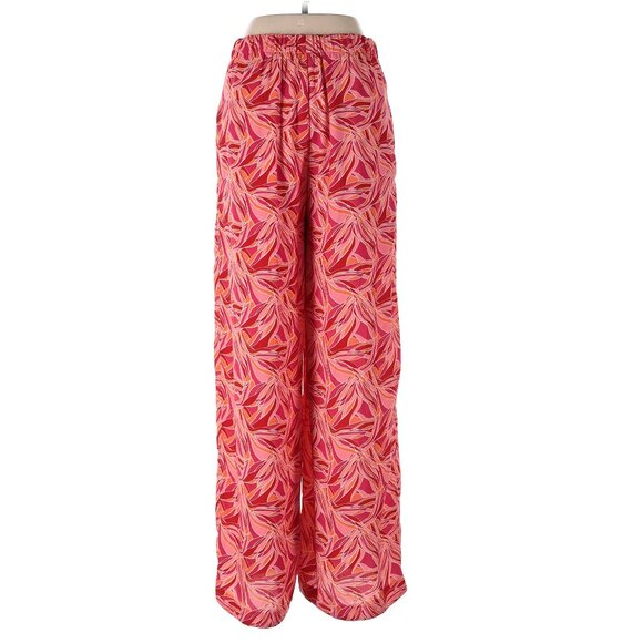 ASHLEY PARK x RTR Wide Leg Flowy Beachy Bright Print Palazzo Pants - Picture 5 of 7